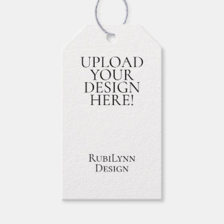 Upload Your Design Here Custom Gift Tag