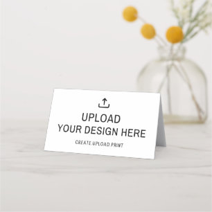 Upload Your Design Here Place Card