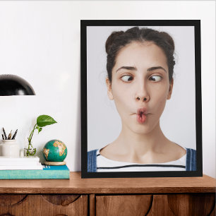 Upload Your Funny Face Photo Selfie Poster