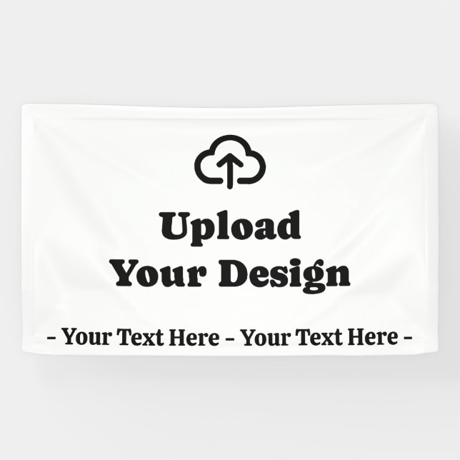 Upload Your Graphic and Text Banner (Horizontal)