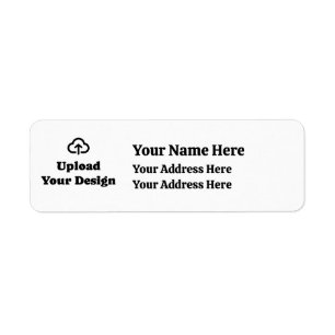 Upload Your Graphic and Text Return Address Label