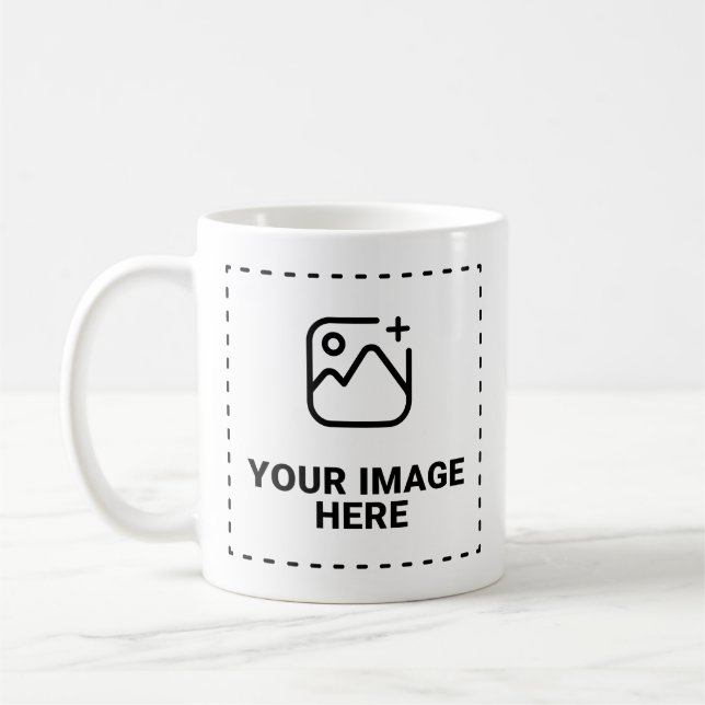 Upload Your Image Coffee Mug (Left)