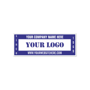 Upload Your Logo Add Name Info Colour Stamp Exampl