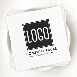 Upload Your Logo and Company Details Napkin