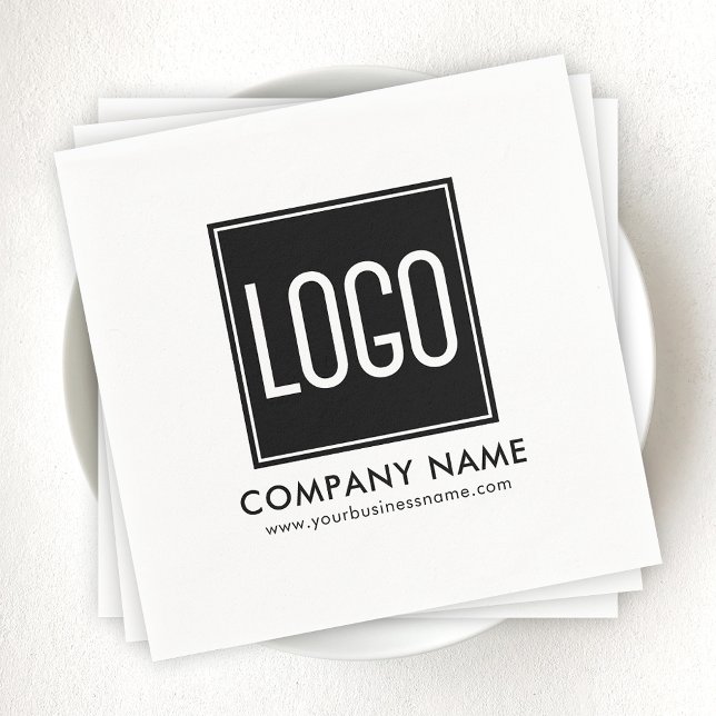 Upload Your Logo and Company Details Napkin (Creator Uploaded)