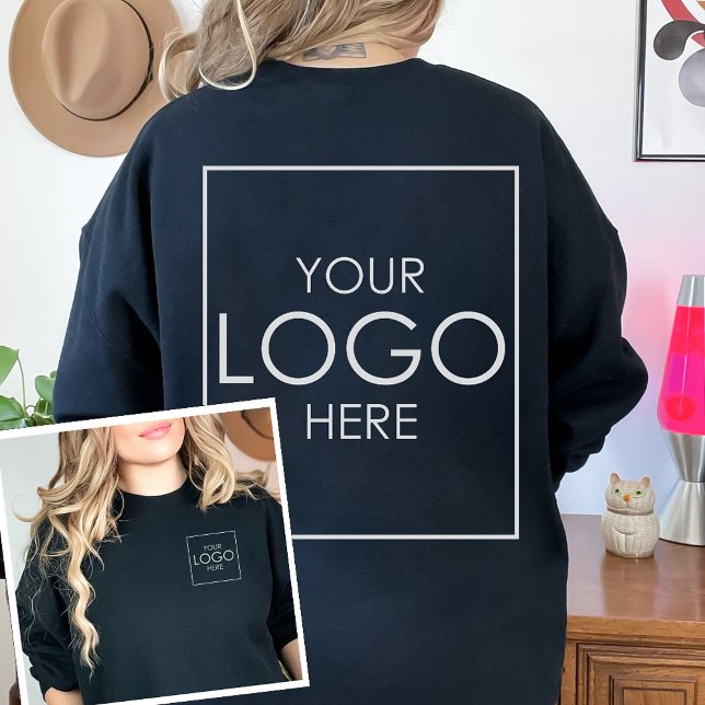 Upload Your Logo Business Merch Company Crewneck Sweatshirt (Creator Uploaded)