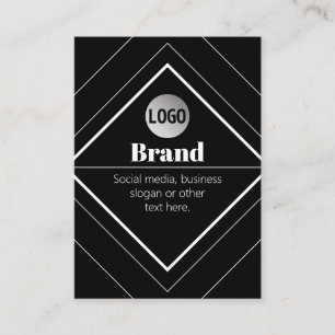 Upload Your Logo & Customisable Text Design Business Card