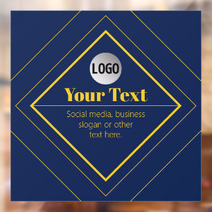 Upload Your Logo & Customizable Text Design