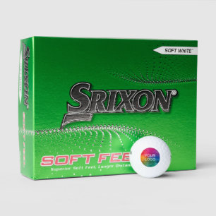 Upload Your Logo Here Srixon Soft Feel 13 12 Pack Golf Balls