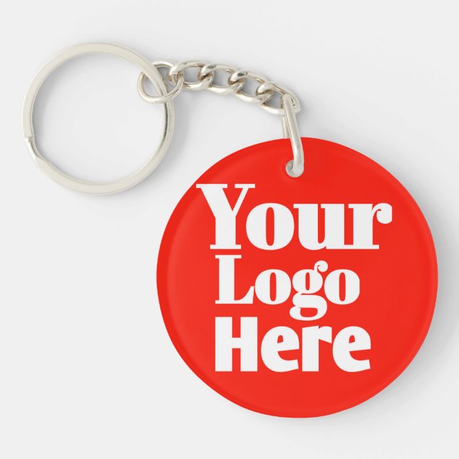 Upload your Logo  Key Ring (Front)
