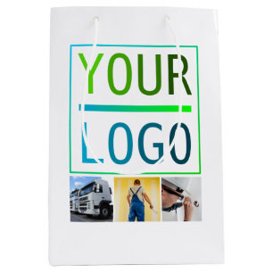 Upload Your logo Medium Gift Bag