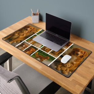 Upload Your Own 11 Photographs Personalized Desk Mat