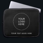 Upload Your Own Business Company Logo Add Text Laptop Sleeve<br><div class="desc">Upload Your Own Image Photo Picture Business Company Logo Add Text Elegant Modern Template Neoprene 10 inch Laptop Sleeve.</div>