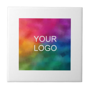Upload Your Own Business Company Logo Here Ceramic Tile