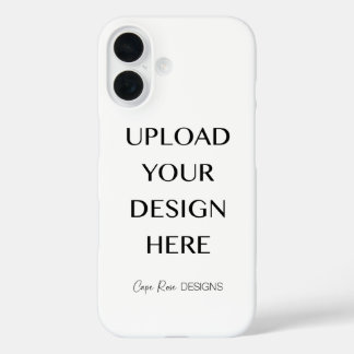 Upload Your Own Design iPhone 16 Case
