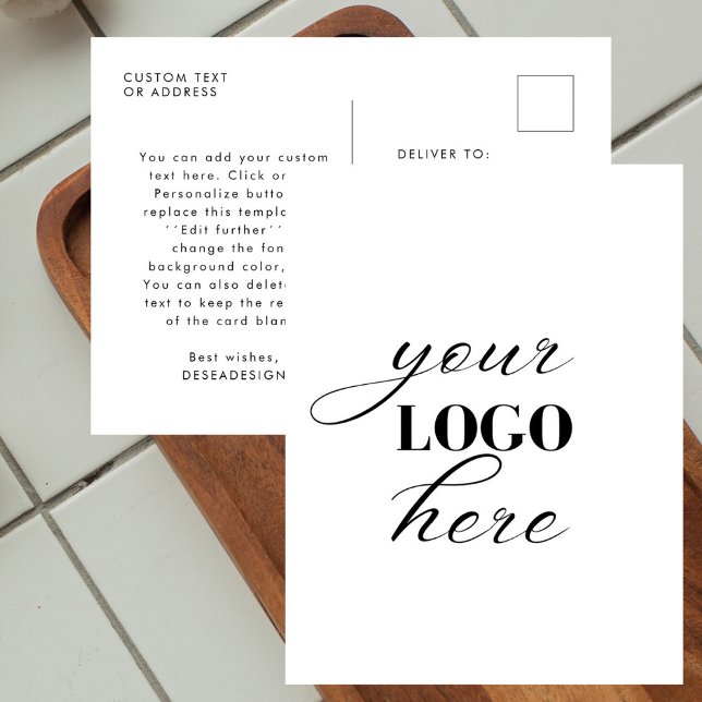Upload Your Own Design Custom Business Postcard (Creator Uploaded)