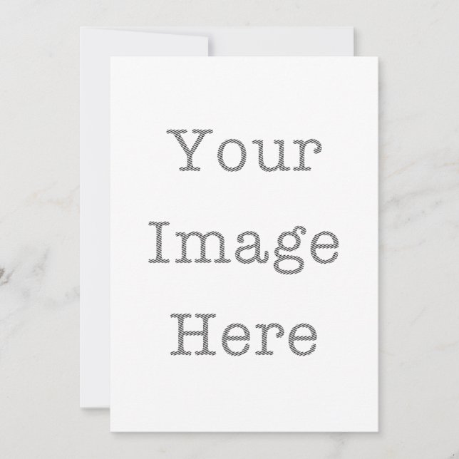 Upload Your Own Design – Custom Greeting Cards (Front)