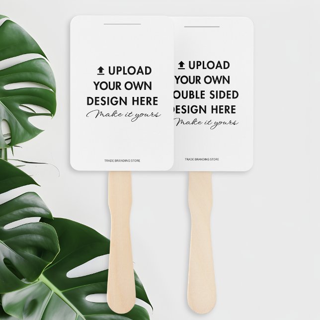 Upload Your Own Design Custom Wedding Program Hand Fan (Creator Uploaded)
