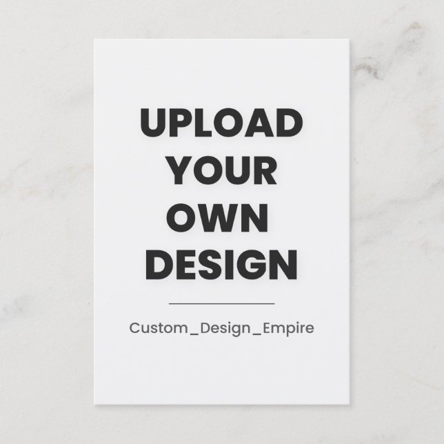 Upload Your Own Design Here | Custom Save The Date (Front)