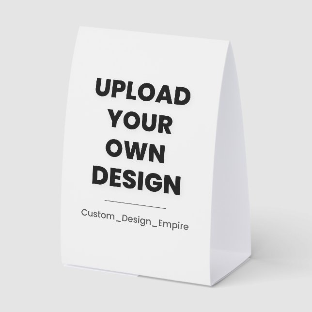Upload Your Own Design Here | Custom Template (Front)