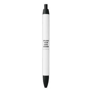 Upload Your Own Design Here Custom Template Black Ink Pen