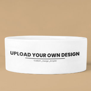 Upload Your Own Design Here   Custom Template Bowl