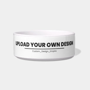 Upload Your Own Design Here Custom Template Bowl