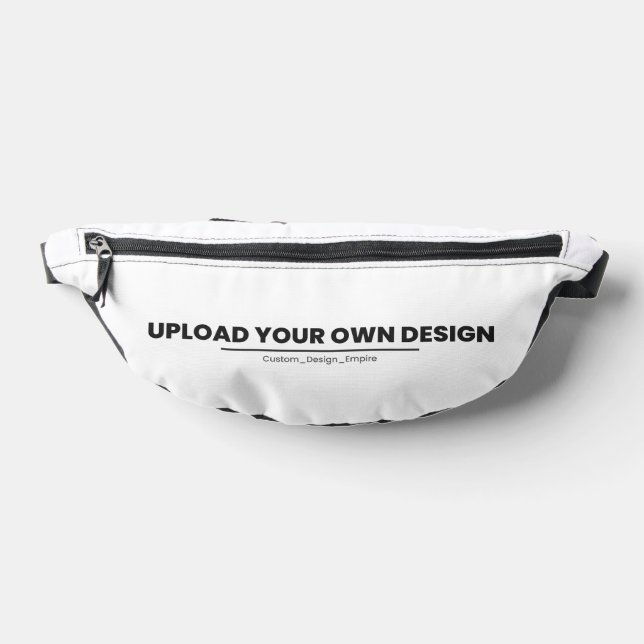 Upload Your Own Design Here | Custom Template Bum Bags (Lay Down)