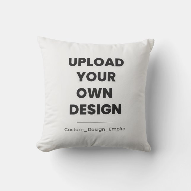 Upload Your Own Design Here | Custom Template Cushion (Front)