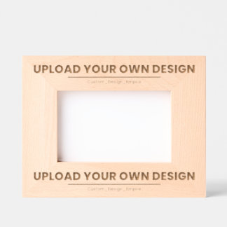 Upload Your Own Design Here | Custom Template Etched Frames