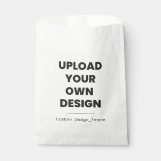 Upload Your Own Design Here | Custom Template Favour Bag