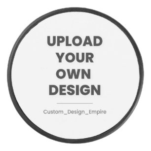 Upload Your Own Design Here Custom Template Hockey Puck