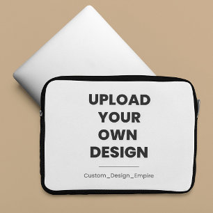 Upload Your Own Design Here Custom Template Laptop Sleeve