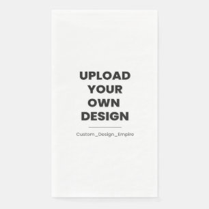 Upload Your Own Design Here Custom Template Napkin