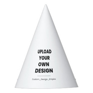 Upload Your Own Design Here Custom Template Party Hat