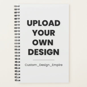 Upload Your Own Design Here Custom Template Planner