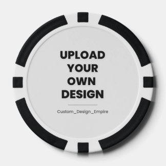 Upload Your Own Design Here | Custom Template Poker Chips