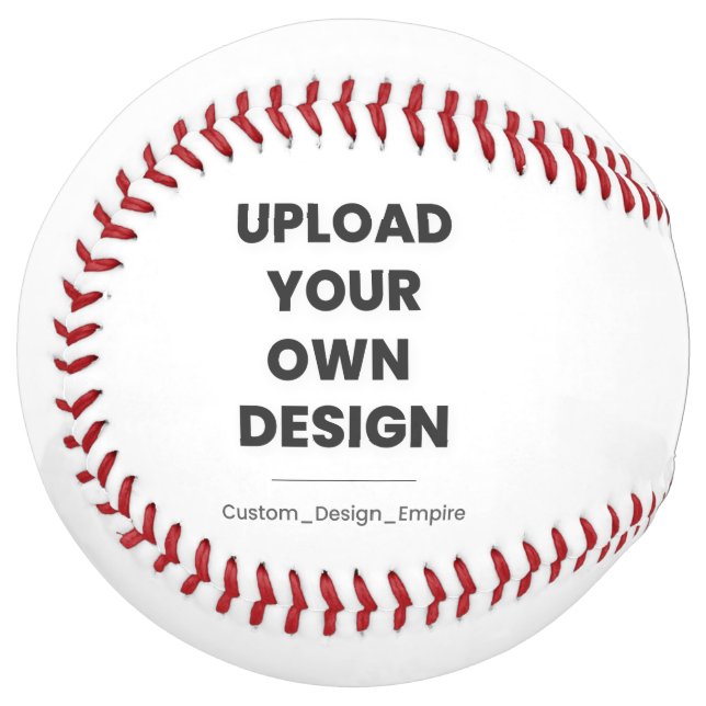 Upload Your Own Design Here | Custom Template Softball (Front Left)
