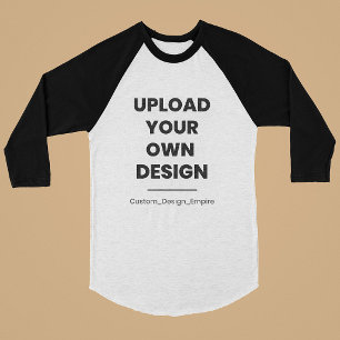 Upload Your Own Design Here   Custom Template T-Shirt