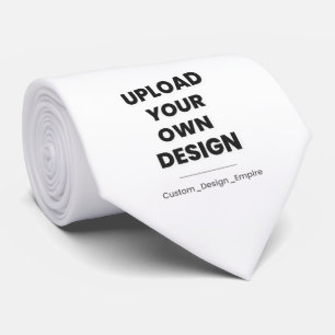 Upload Your Own Design Here Custom Template Tie