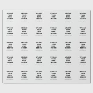 Upload Your Own Design Here | Custom Template Wrapping Paper