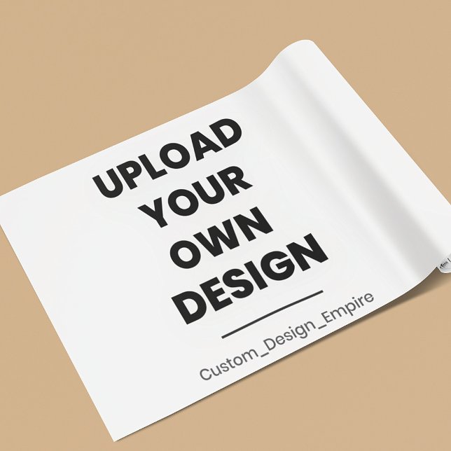 Upload Your Own Design Here | Custom Template Wrapping Paper Sheet (Creator Uploaded)