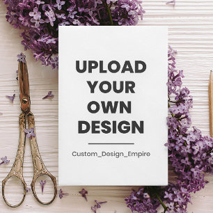 Upload Your Own Design Here Custom Thank You Card