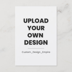 Upload Your Own Design Here Custom Thank You Card
