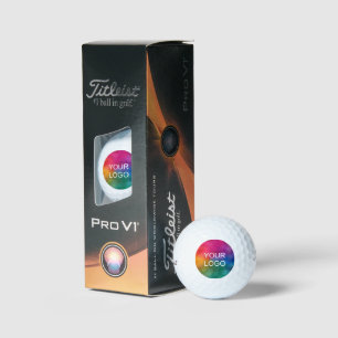 Upload Your Own Logo Titleist 2023 Pro V1 Pack Golf Balls