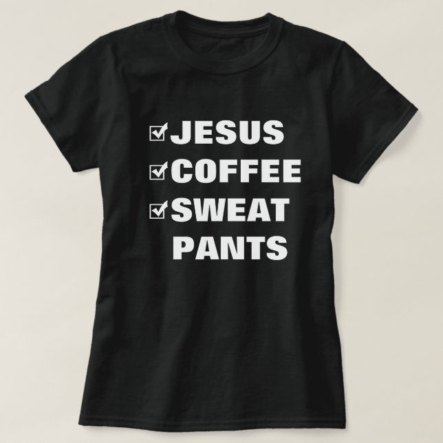 Upload Your Own Text Fun Checklist  T-Shirt (Design Front)