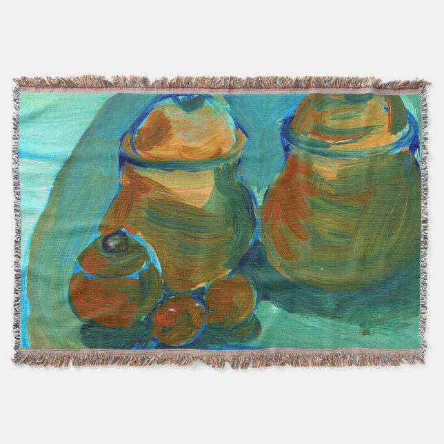 Upload Your Painting | Turn Custom Art Image to  Throw Blanket (Front)