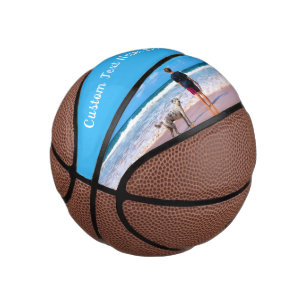 Upload Your Pet Photo Basketball Personalised Text