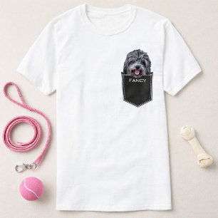 Upload Your Pet Photo Face and Name Customised T-Shirt