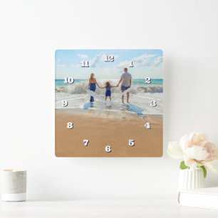 Upload Your Photo Clock Personalise Gift
